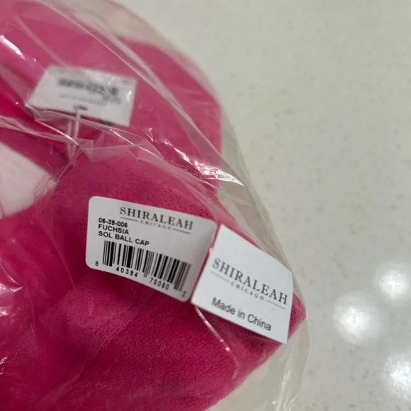 Shiraleah Fuschia Pink Baseball Cap NEW - Picture 5 of 6